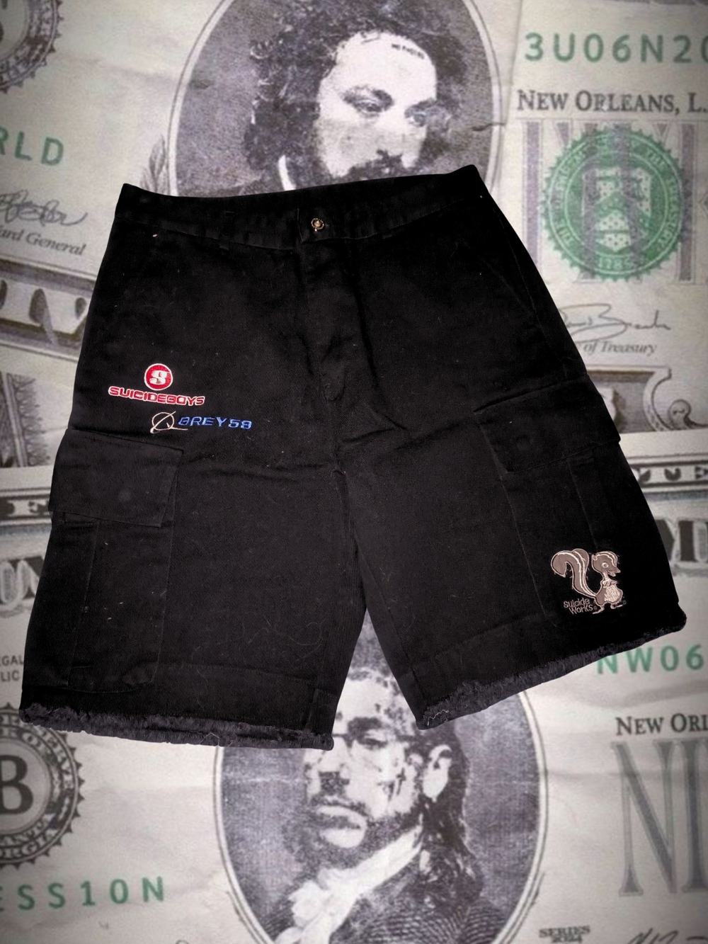 Oversized Suicideboys G59 Jorts